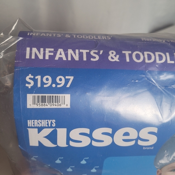New Hershey's Kisses Baby Infant 2 Piece Costume Size 6-12 Months - Picture 2 of 8
